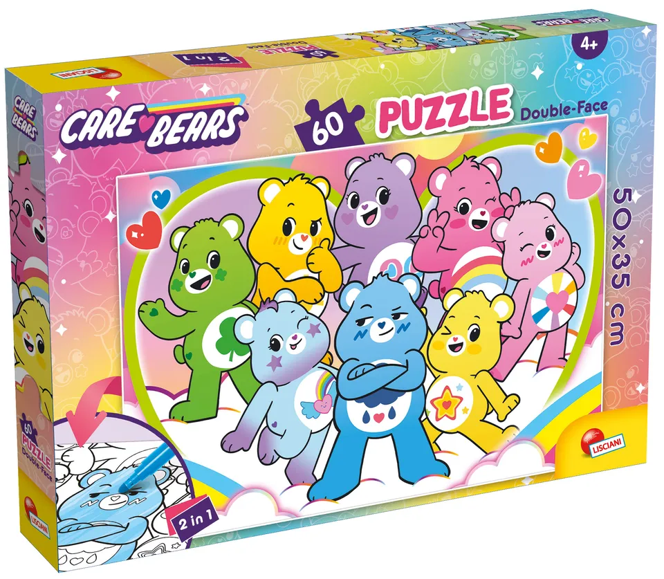 Lisciani Care Bears Puzzle Df Plus 60 60 pezzi da colorare