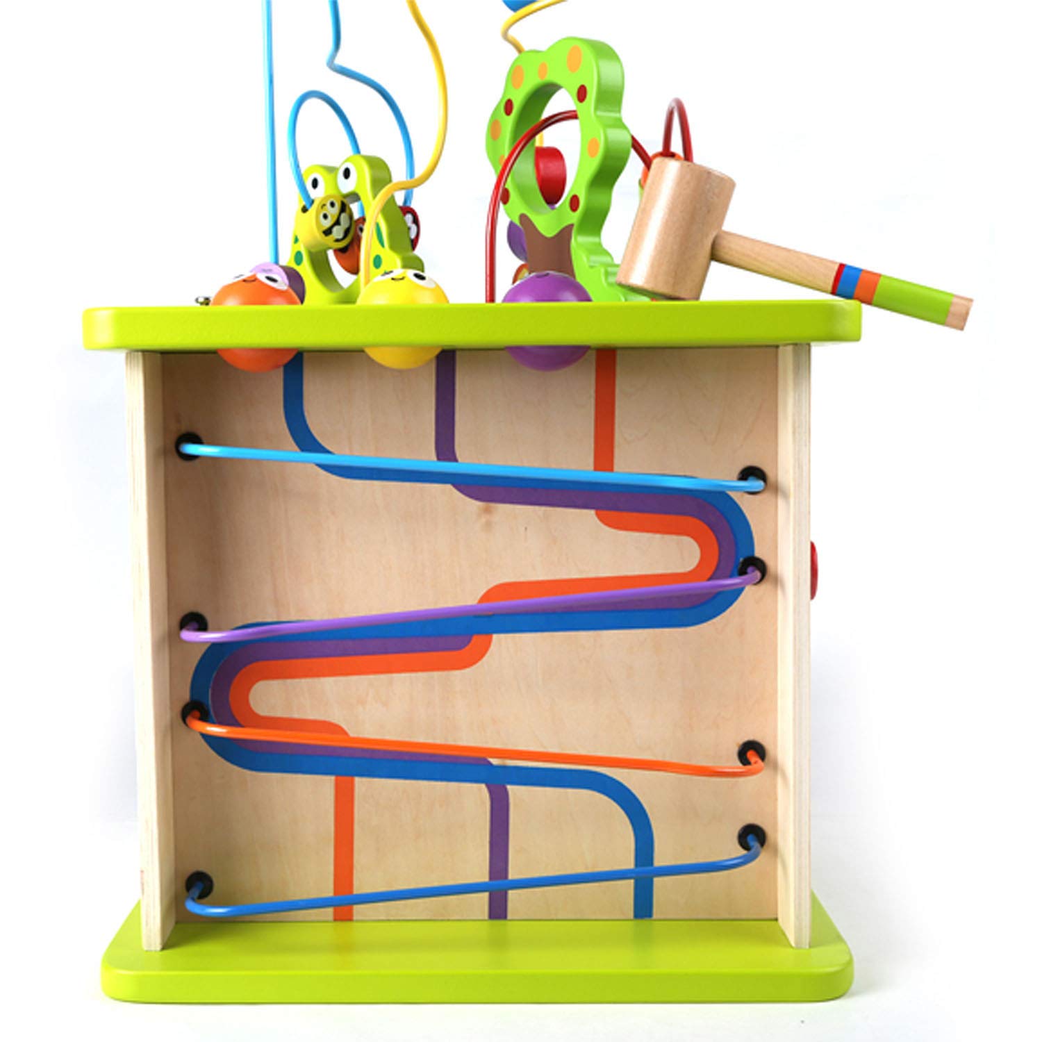 Hape Cubo Multiattività cubo legno 5 facce gioco 12 mesi