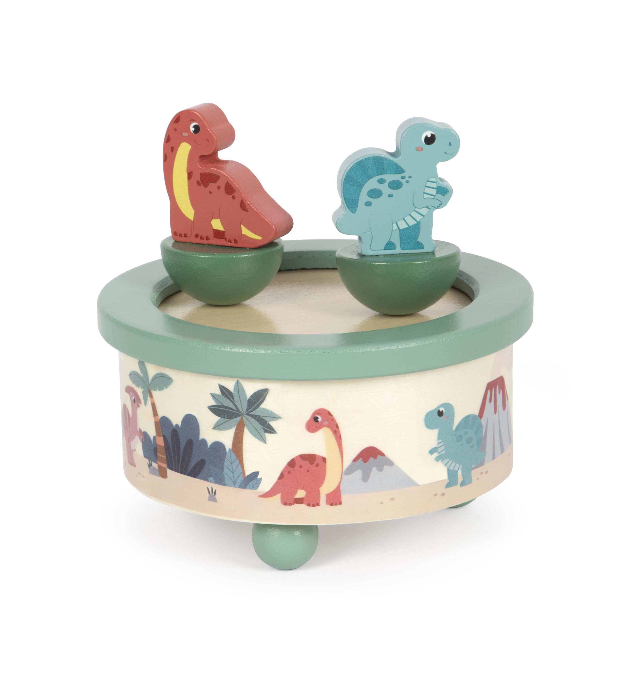 smallfoot Carillon Dino scatola musicale legno 12 cm