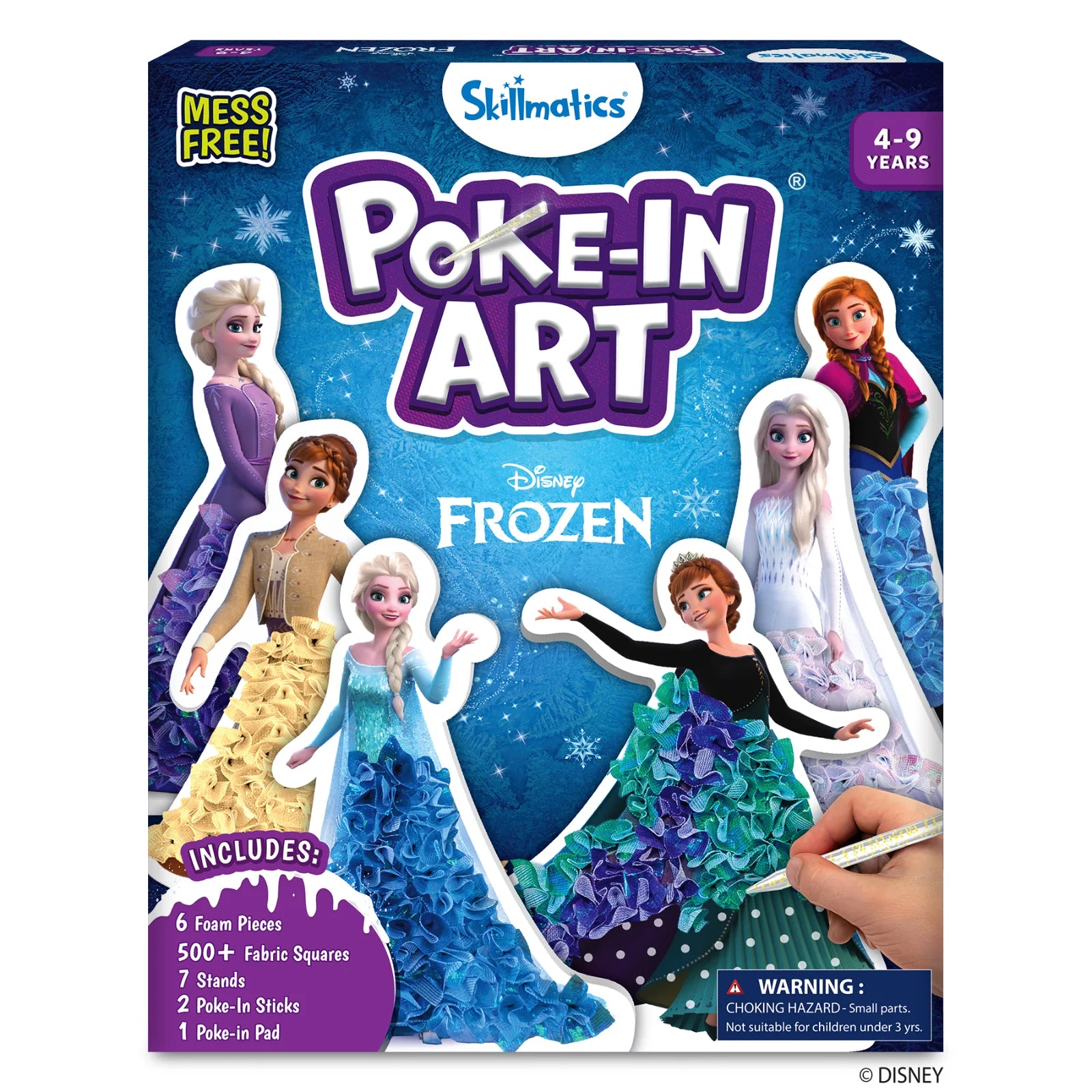 Skillmatics Poke-in Art Disney Frozen kit creativo 4-9 anni