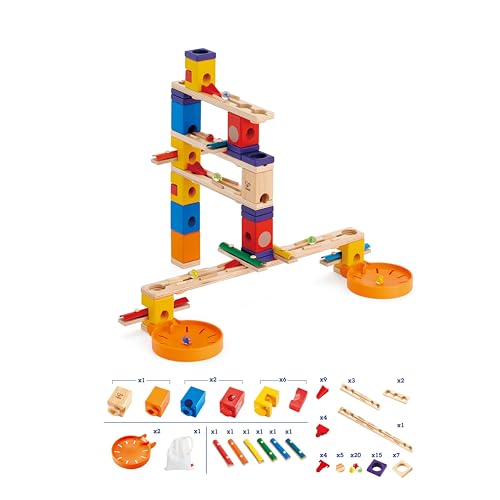 Hape E6012 Quadrilla Music Motion pista biglie musicale 96 pezzi