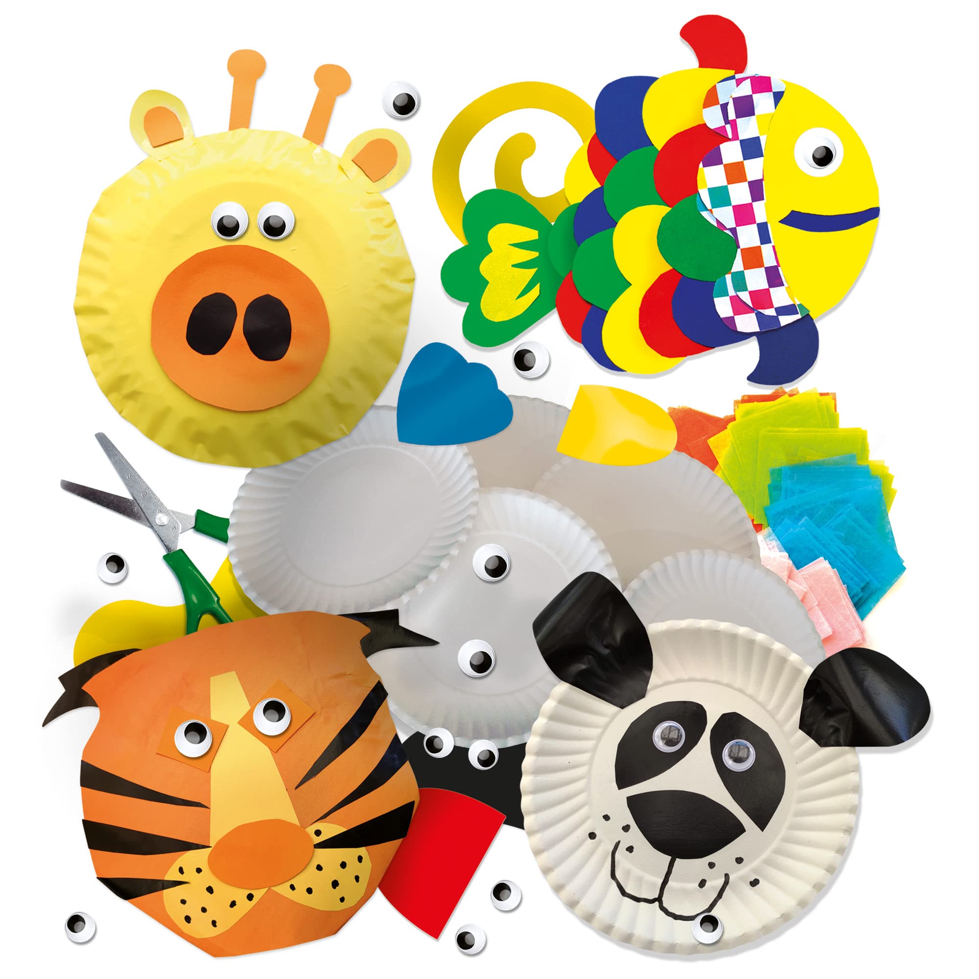 Headu Fantasia con la Carta kit creativo 4-8 anni animali