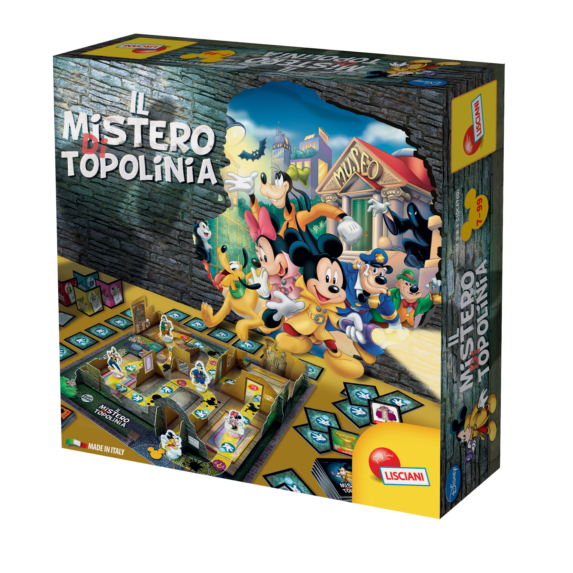 Lisciani Disney Il Mistero di Topolinia gioco investigativo Topolino