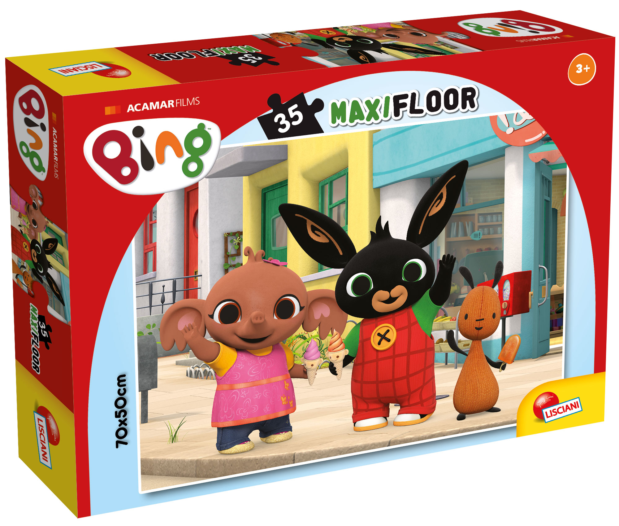 Lisciani Bing Puzzle Maxifloor 35 pezzi gelato in compagnia
