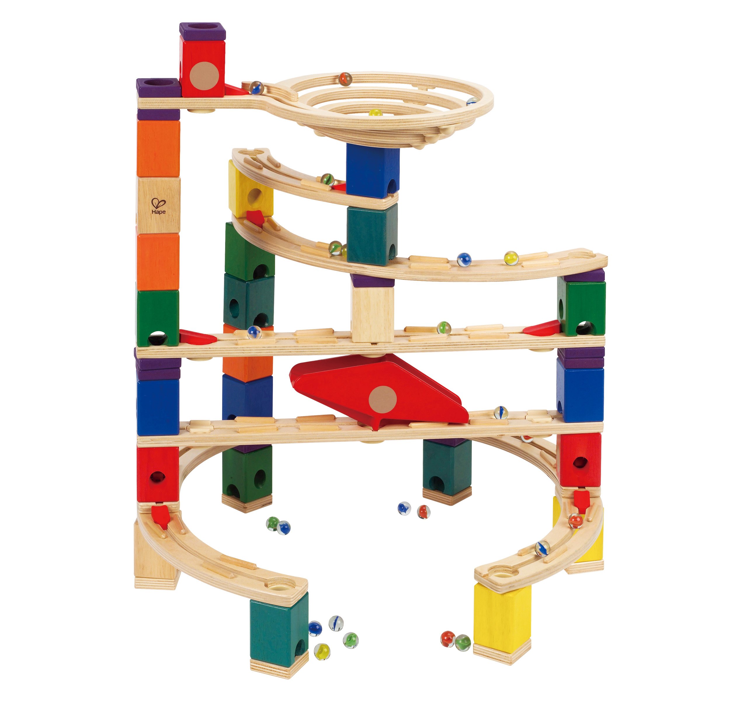 Hape Quadrilla Xcellerator pista biglie legno E6007