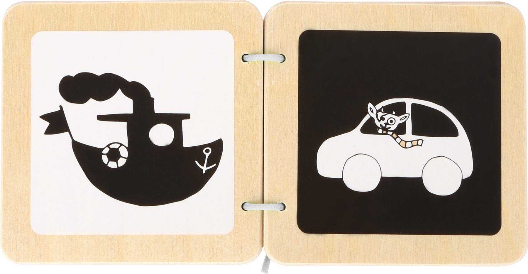 Small Foot 10862 libro in legno Ludwig contrasti 12 mesi
