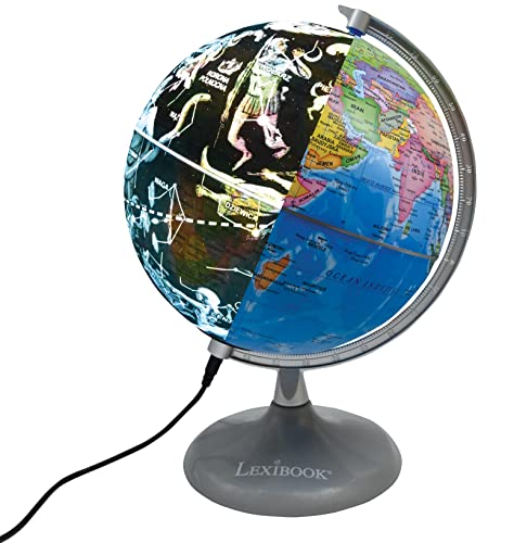 Lexibook NLJ185PL mappamondo planetario illuminato