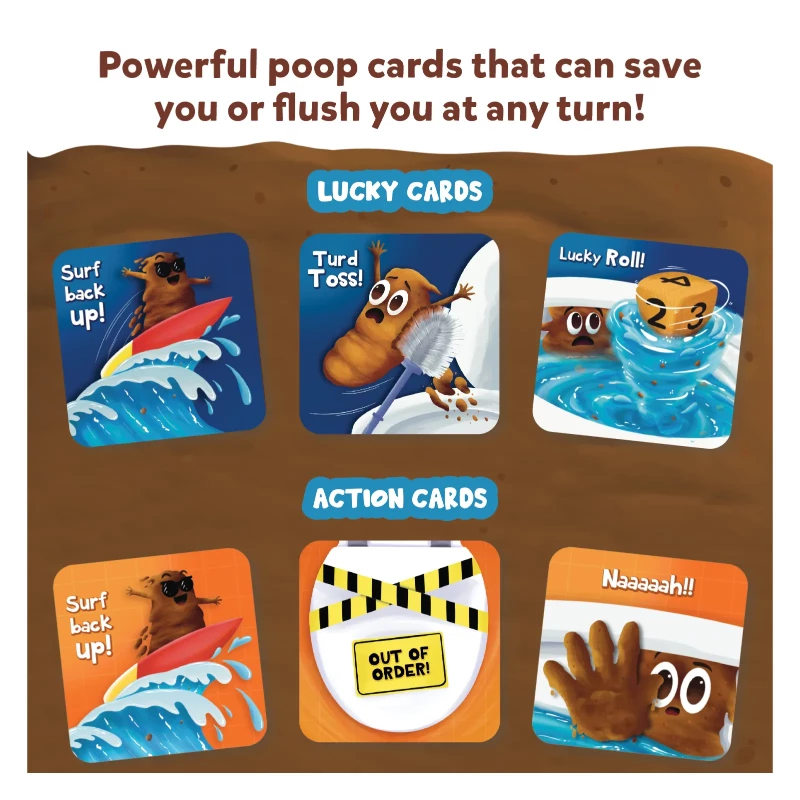 Skillmatics Poop Wars gioco di carte divertente famiglia