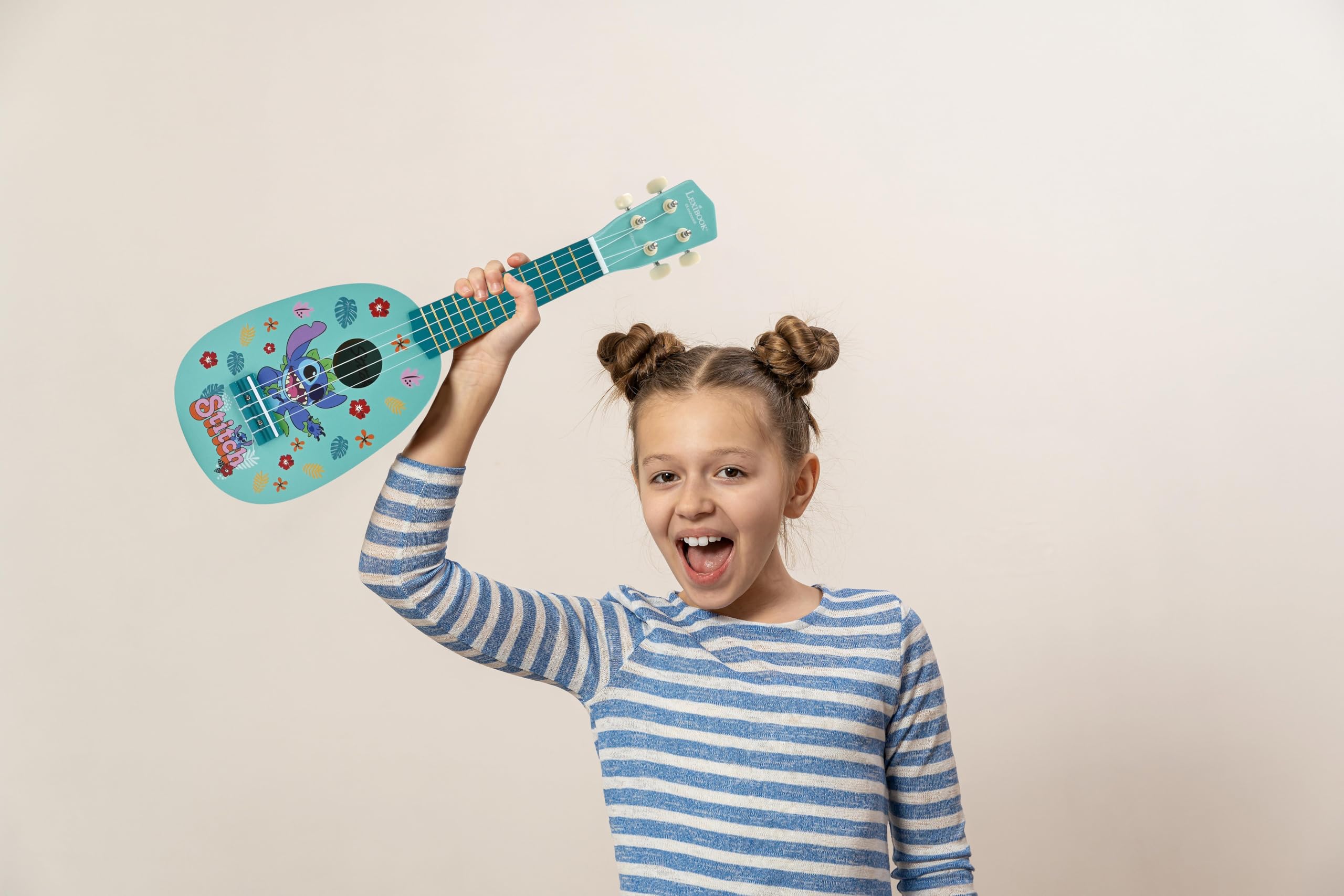 Lexibook Disney Stitch K230DLXB ukulele legno 4 corde