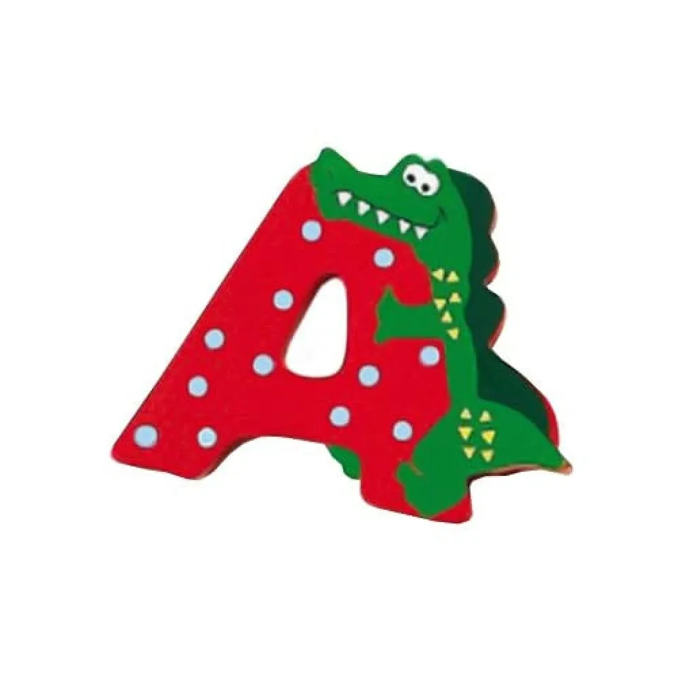 Smallfoot Animal Lettera A in legno decorazione cameretta