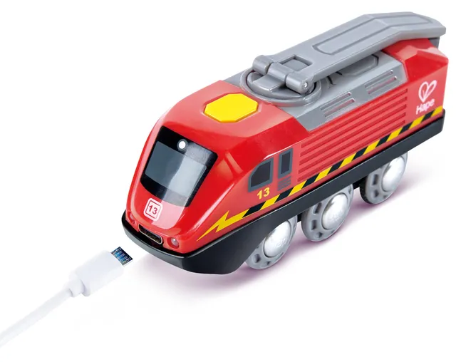 Hape Locomotiva ricaricabile trenino legno USB