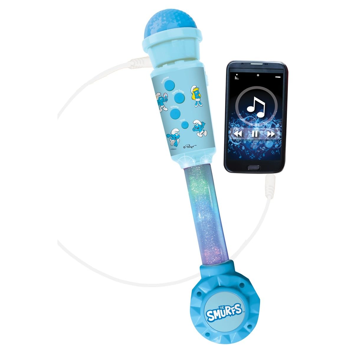 Lexibook Puffi MIC90SF microfono luminoso blu aux-in