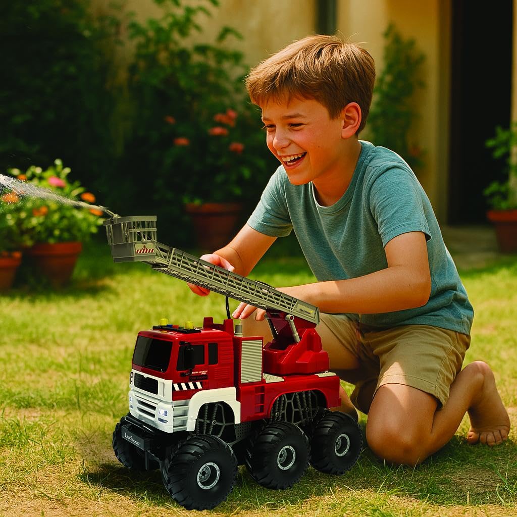 Lexibook Crosslander PRO RCP20LXB camion pompieri RC con acqua