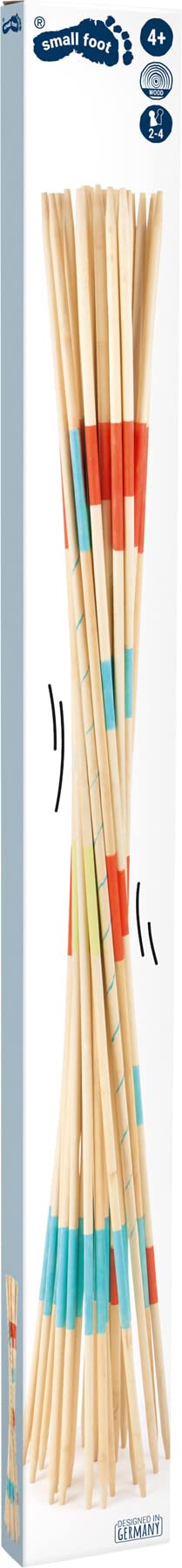 smallfoot Active 12030 mikado gigante gioco da esterno 31 pezzi