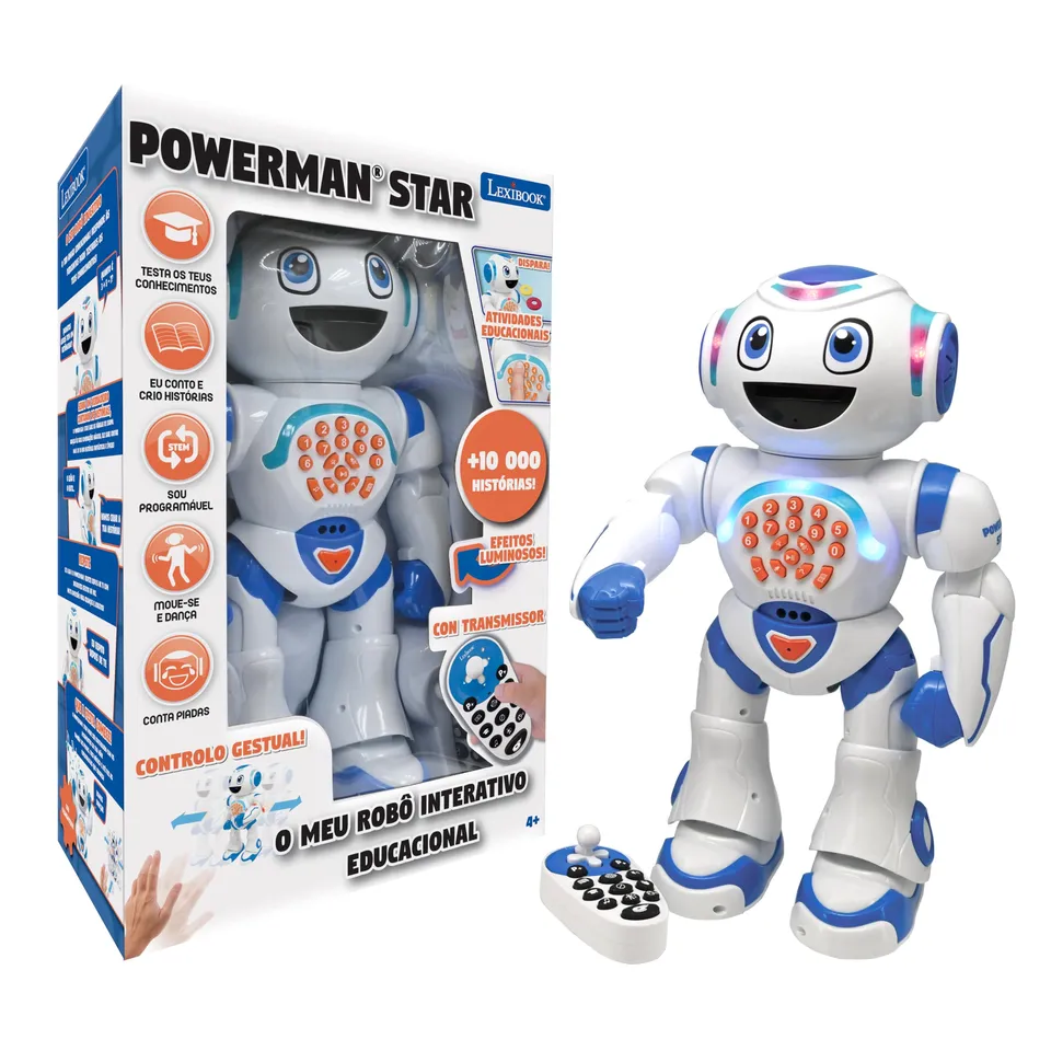 Lexibook Powerman Star ROB85PT robot programmabile