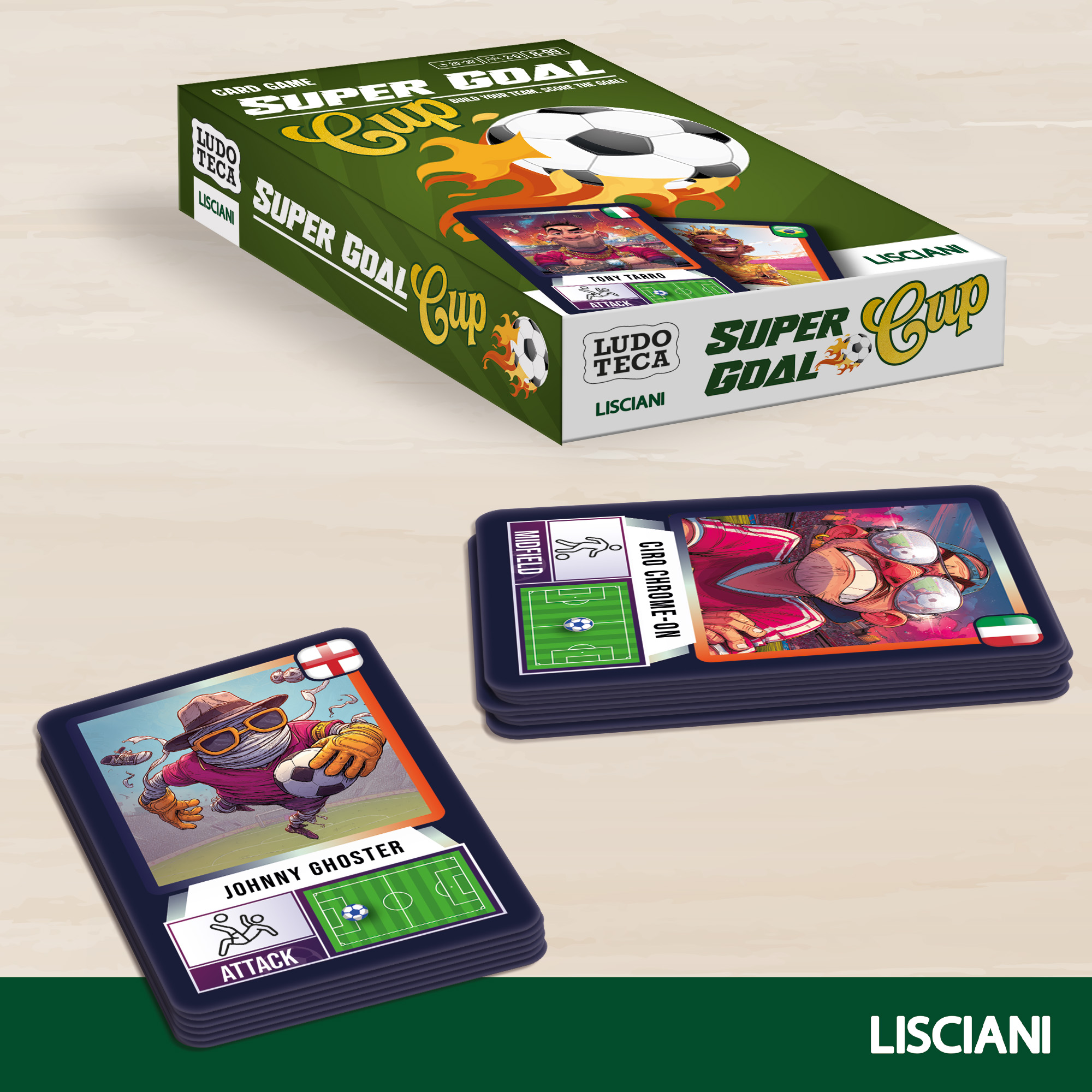 Ludoteca Super Goal Cup gioco di carte calcio