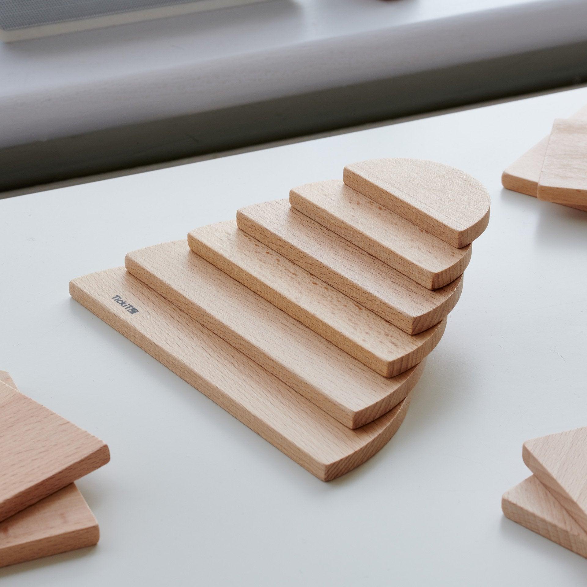 Tickit Natural Architect pannelli arco legno 6 pezzi faggio
