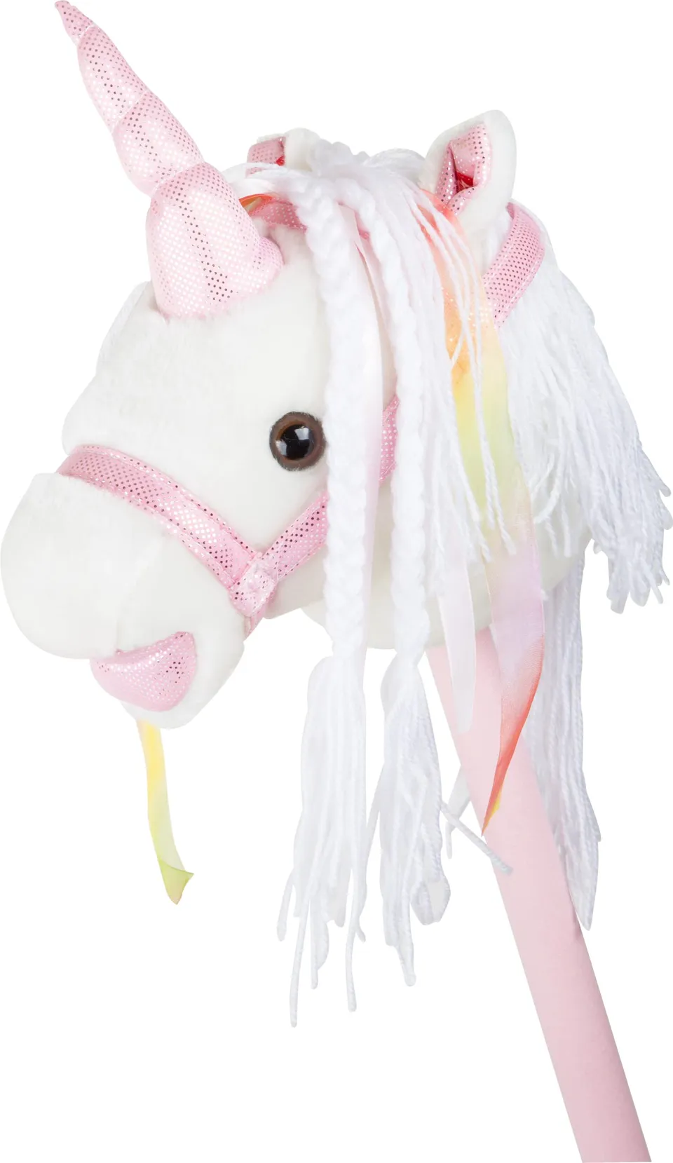 smallfoot 10279 unicorno bianco a bastone morbido con suono