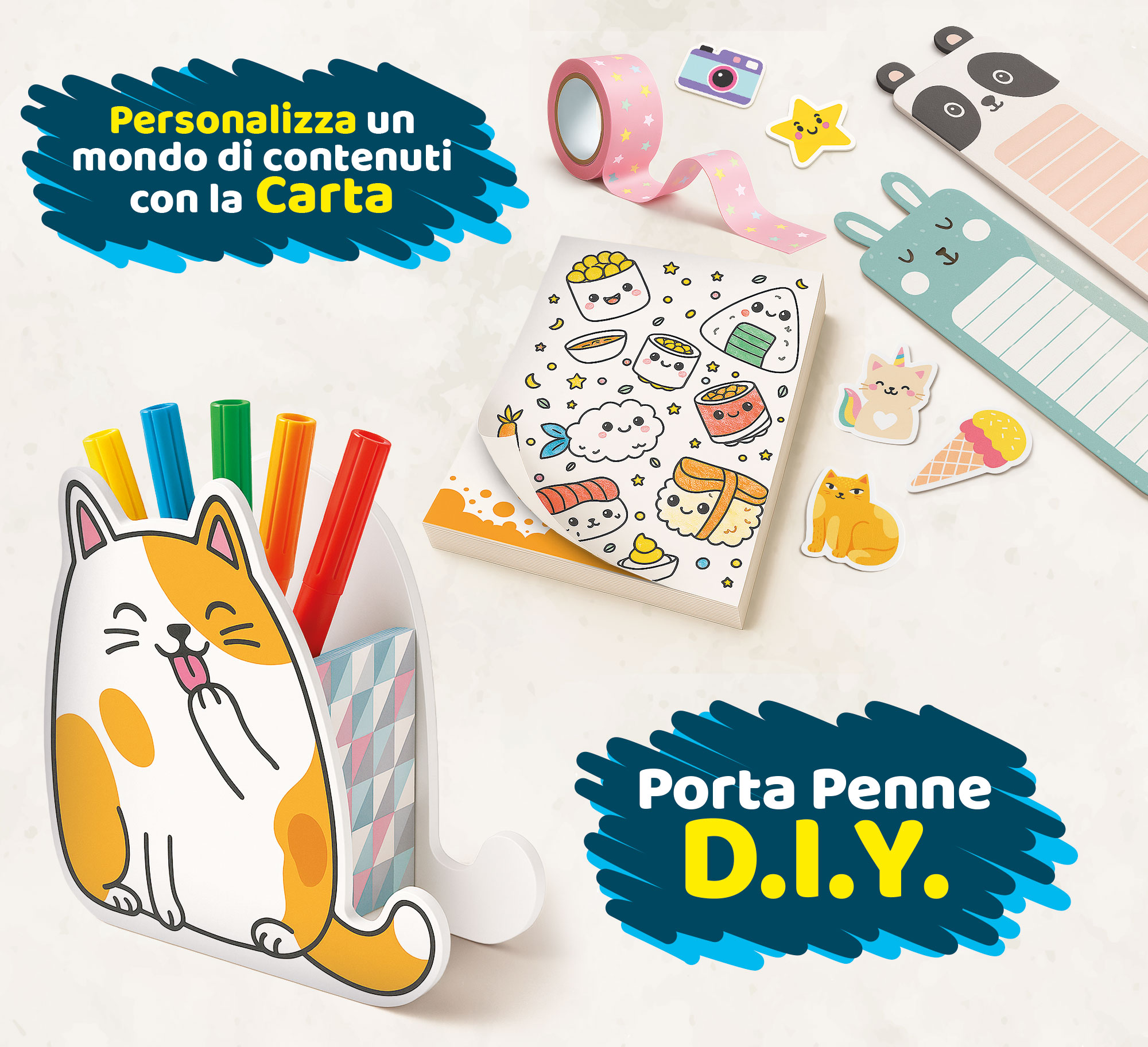 Lisciani I'm a Genius Laboratorio Cartoleria kit creativo bambini