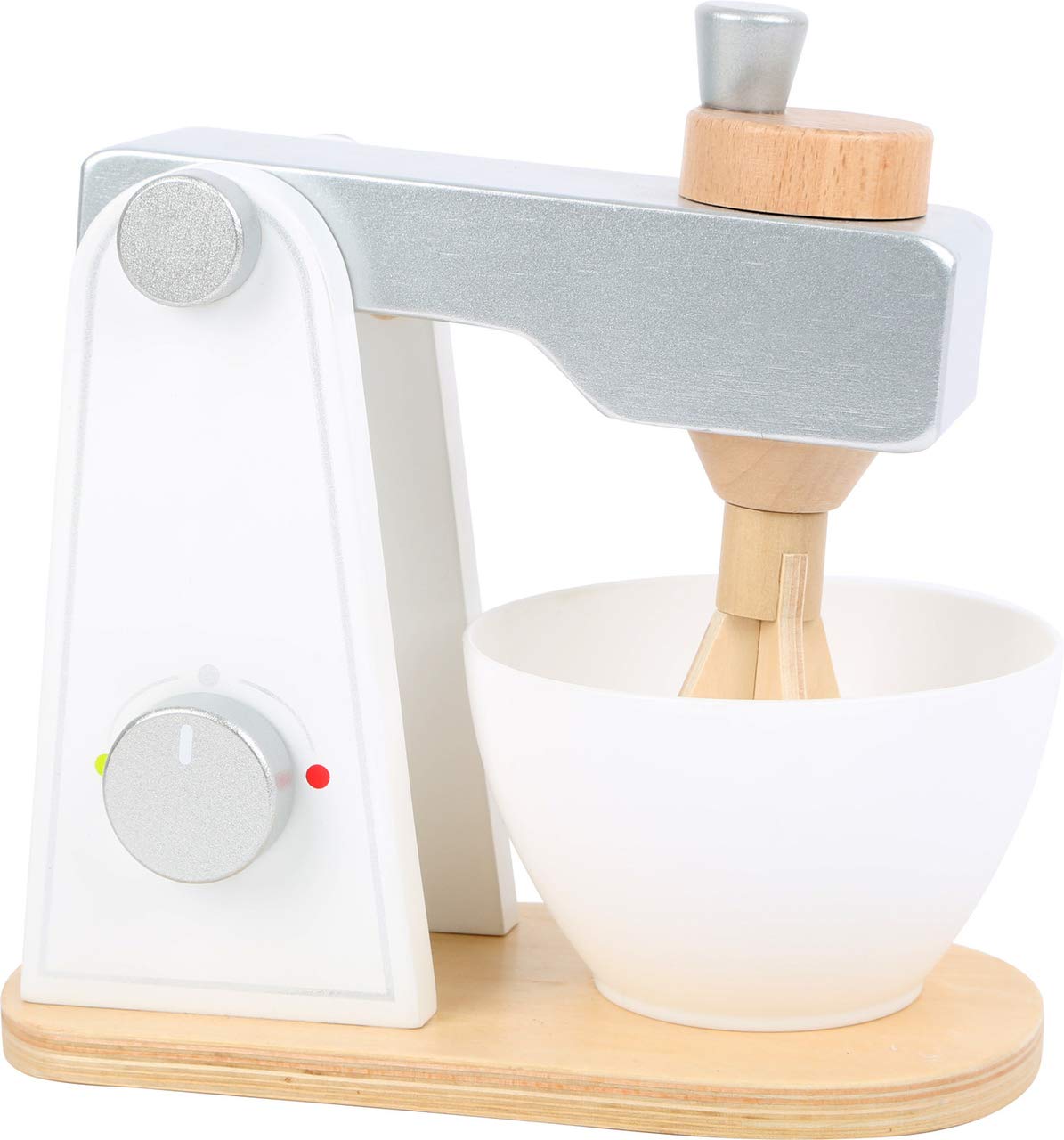smallfoot 10595 sbattitore cucina bambini legno con ciotola