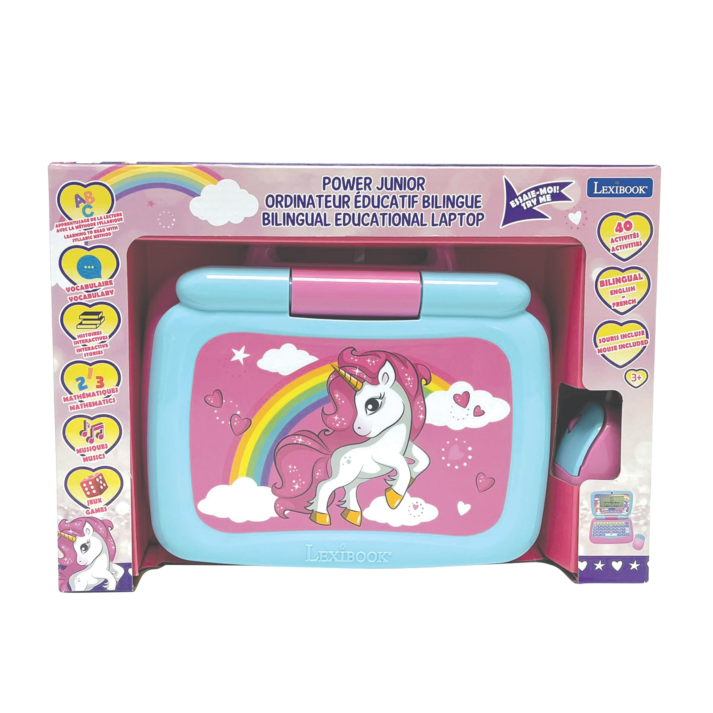 Lexibook Powerman Unicorn JC398UNIi1 computer educativo bilingue