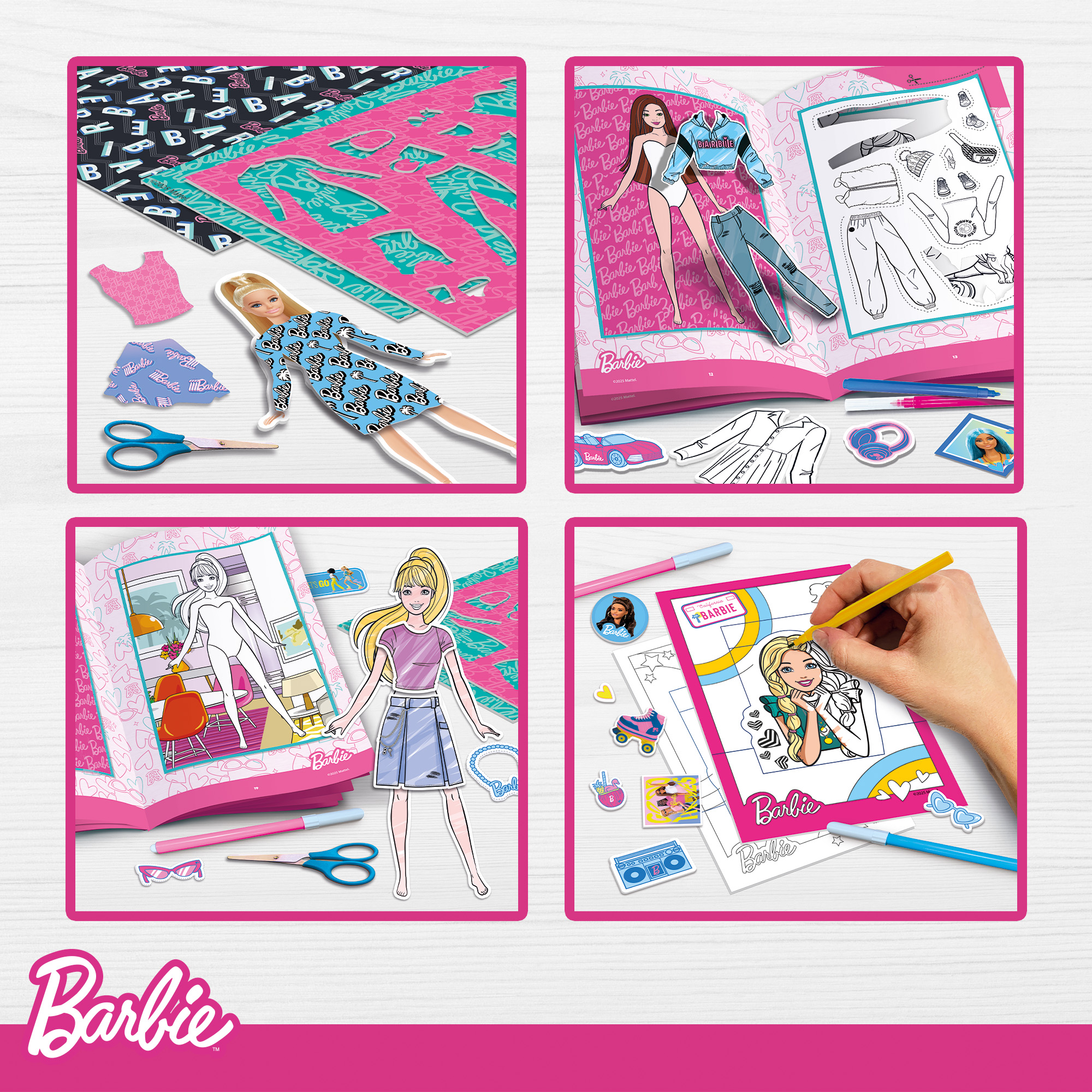 Lisciani Barbie Fashion Colouring zainetto creativo da colorare