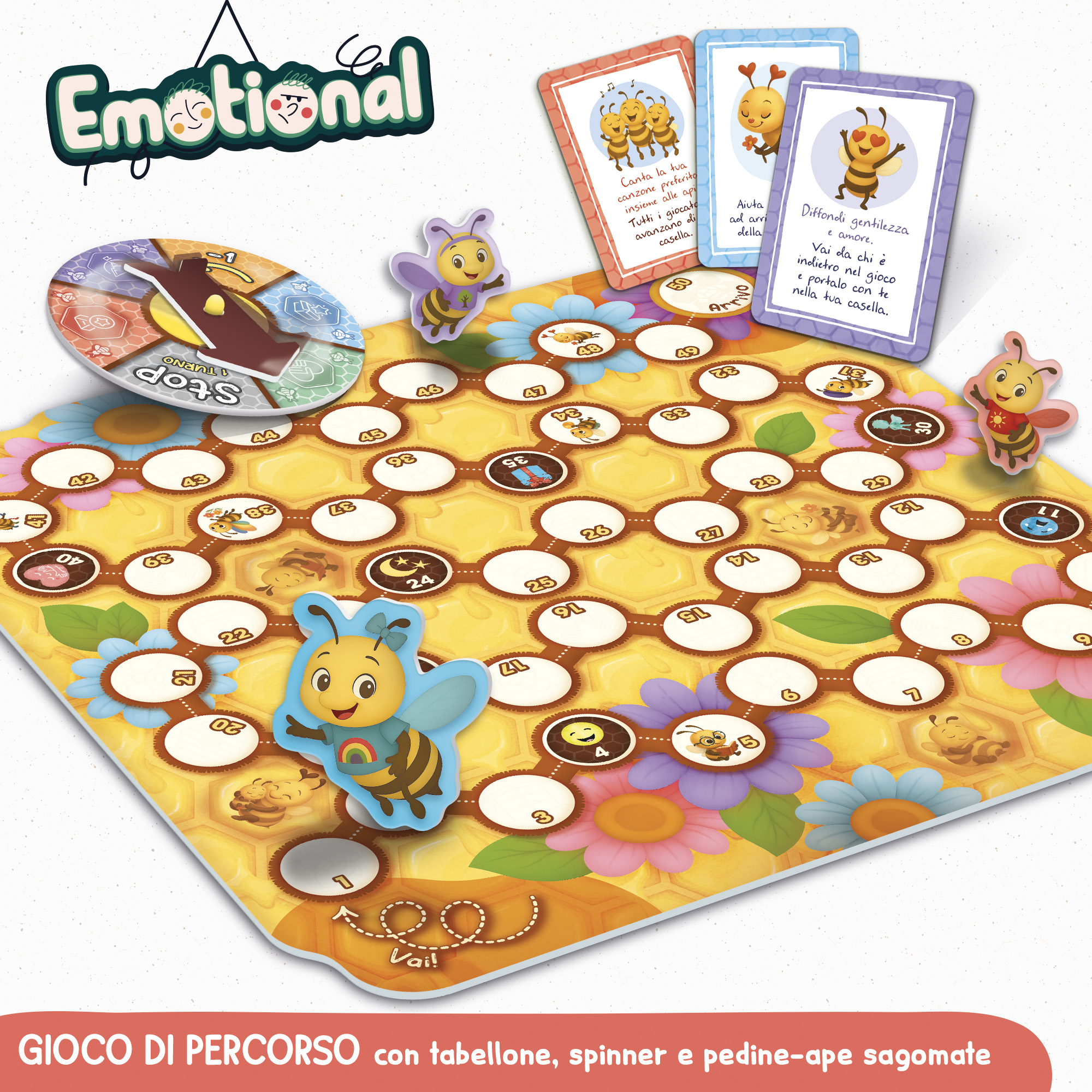 Lisciani Emotional Il Gioco delle Api gioco di percorso