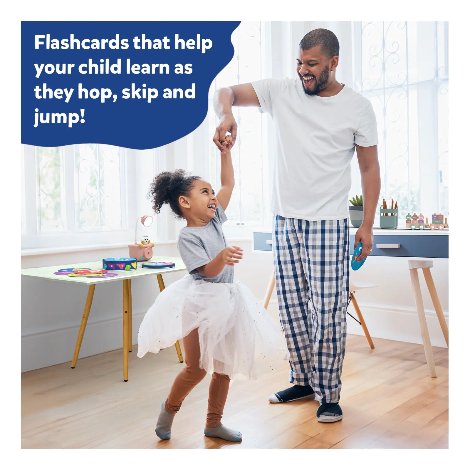 Skillmatics Jump and Learn flash cards 40 carte lettere e numeri