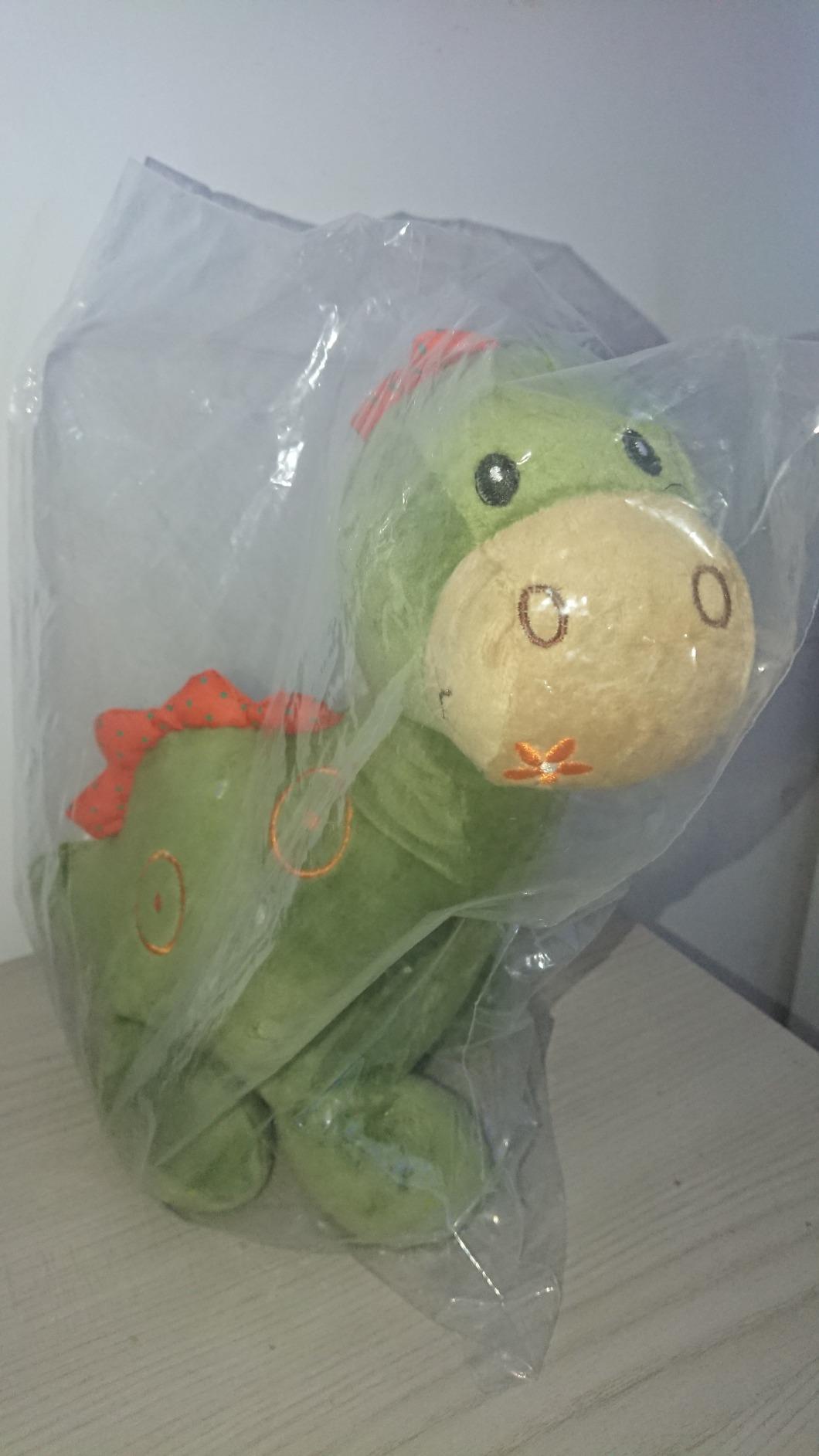 smallfoot Diplodocus peluche verde 30 cm morbido