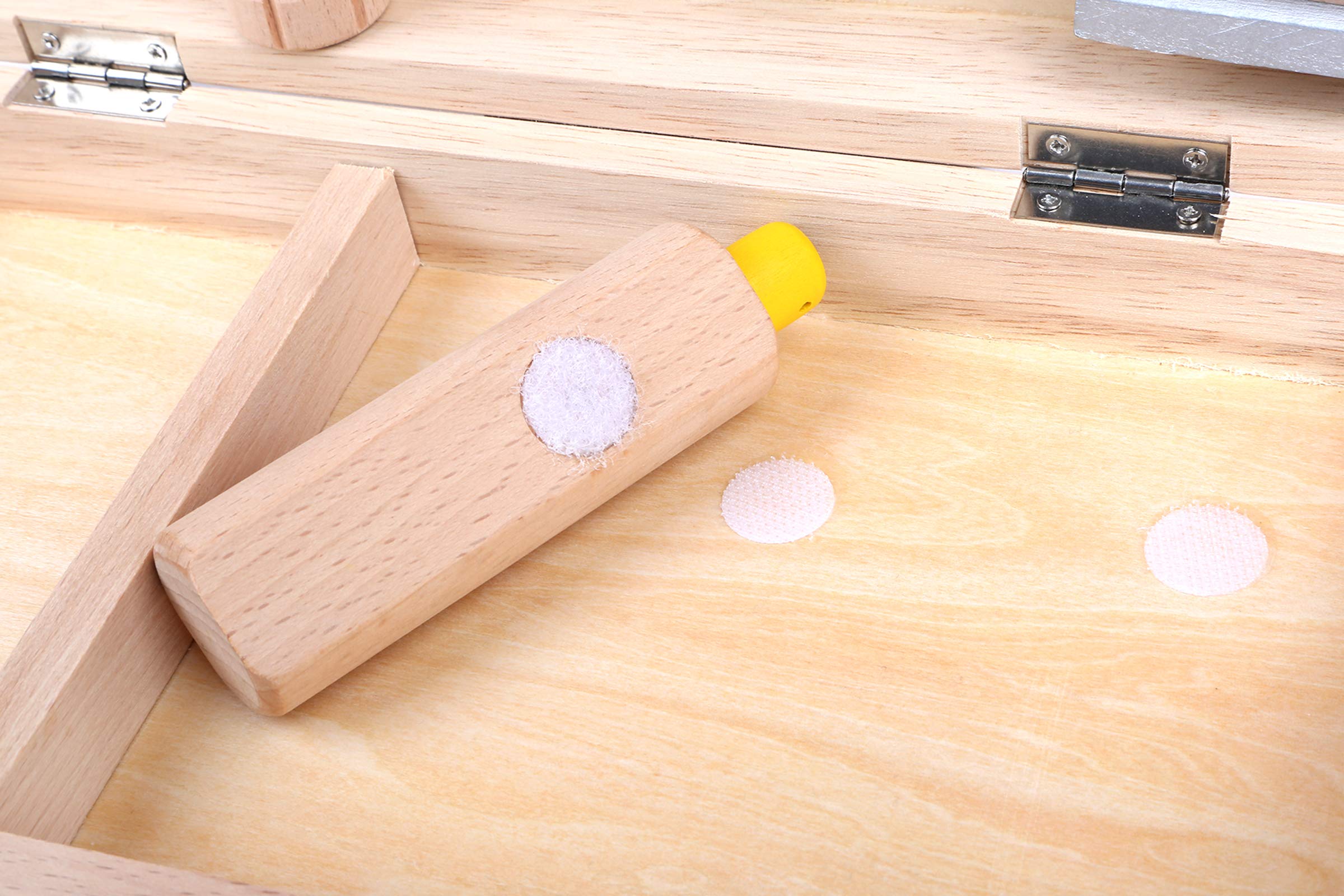 smallfoot 5845 valigetta parrucchiere legno 9 accessori