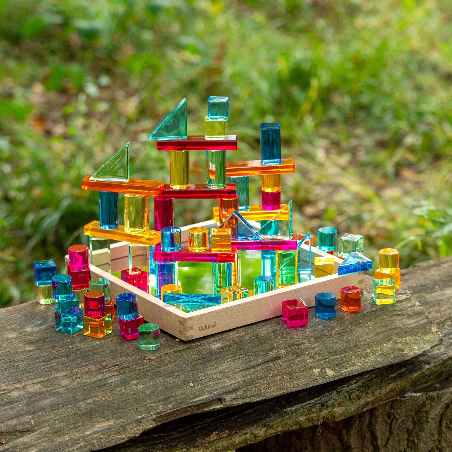 Tickit Gem Building Shapes vassoio specchio costruzioni 72 pz