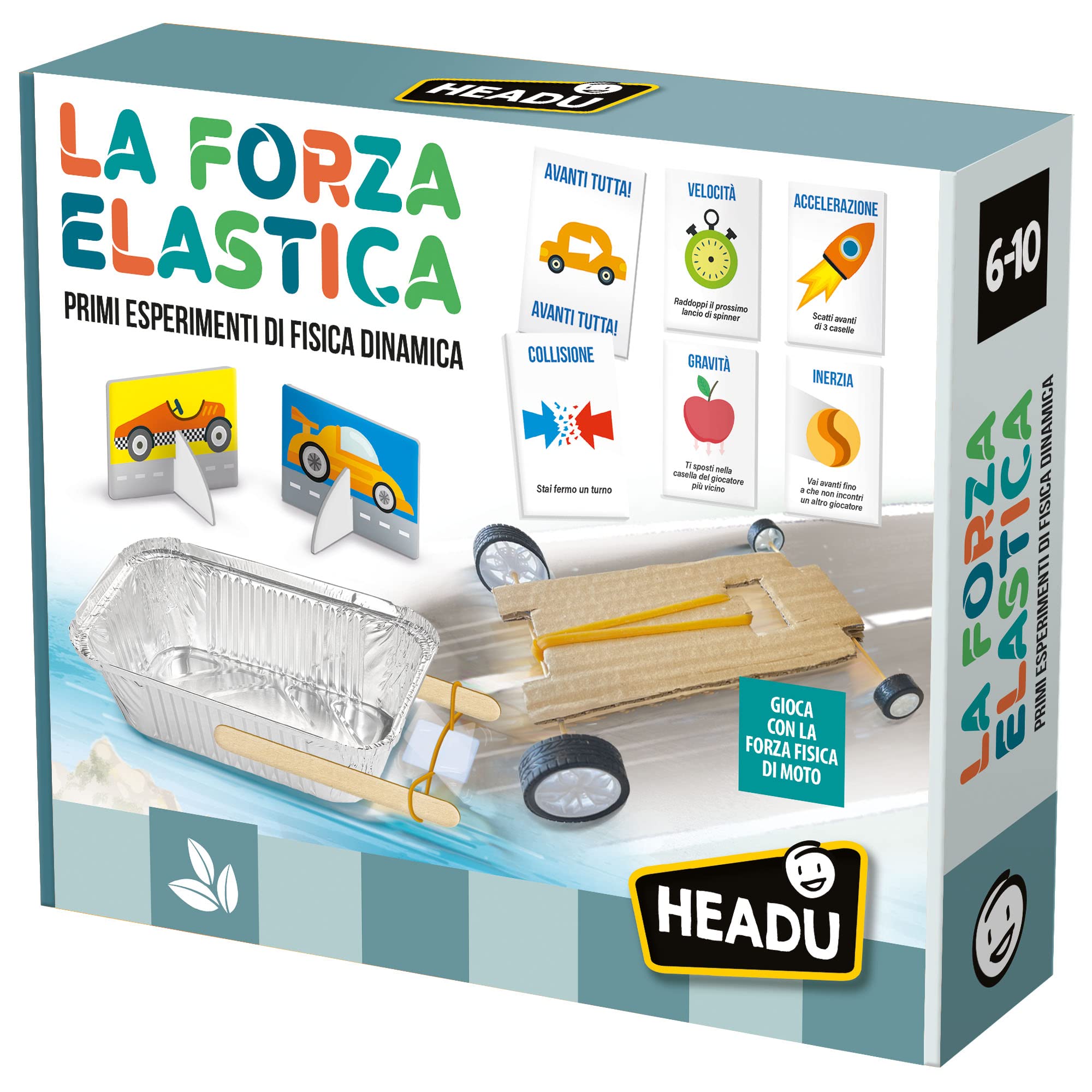 Headu Esperimenti Movimento IT53832 gioco scientifico 6-10 anni