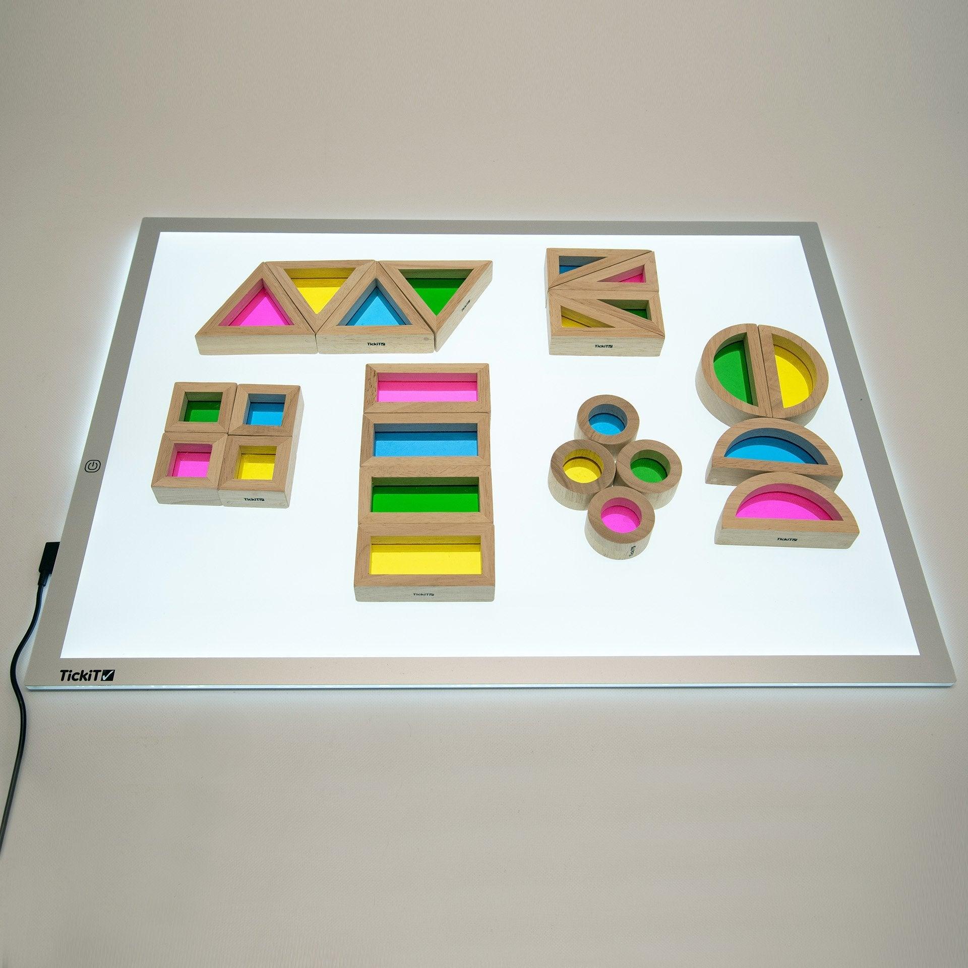 Tickit Rainbow Block Set costruzioni legno 24 pz da 12 mesi