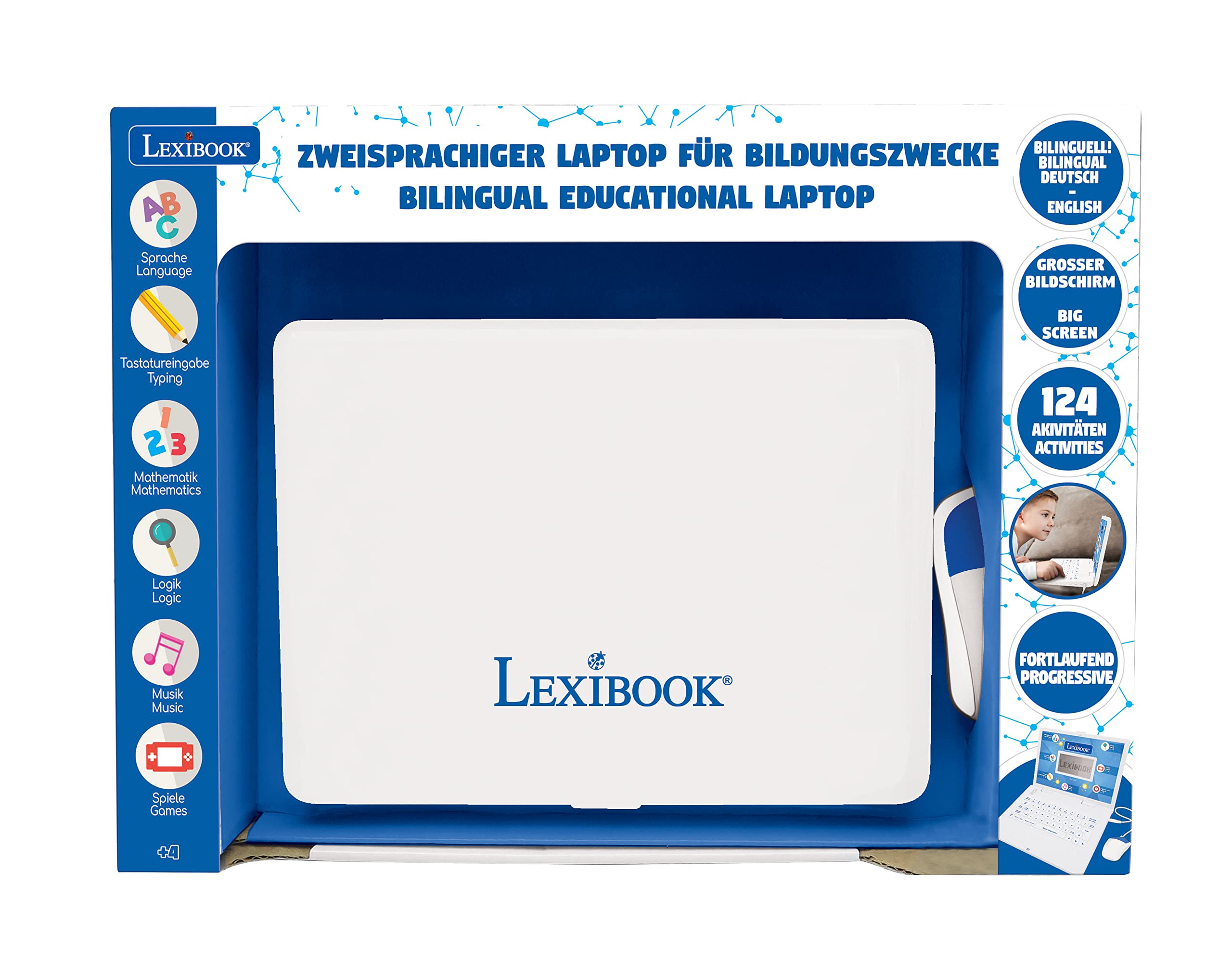 Lexibook JC598i3 computer portatile educativo tedesco-inglese