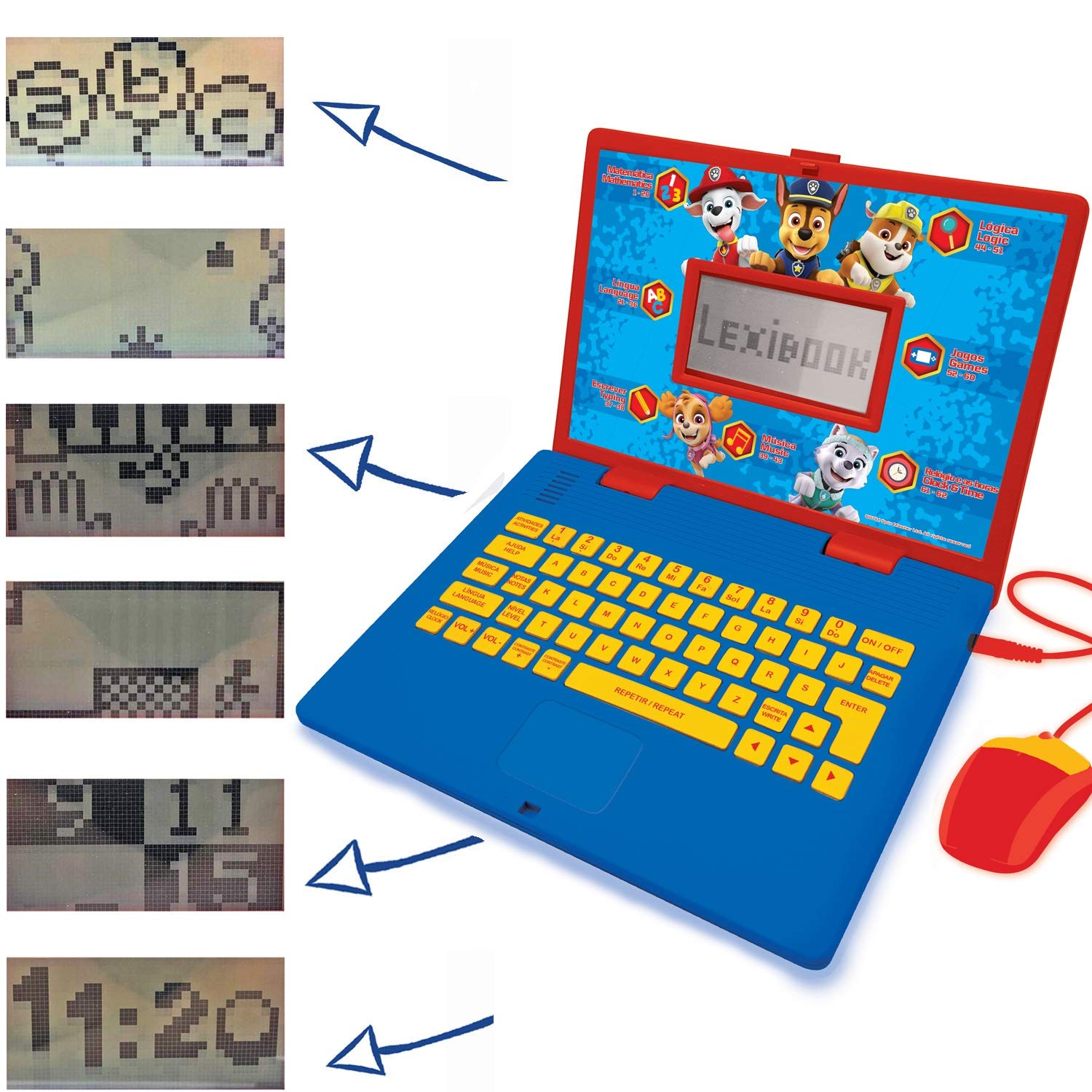 Lexibook Paw Patrol JC598PAi4 laptop educativo 124 attività