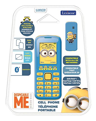 Lexibook Minions GSM20DES Cellulare Giallo Blu Doppia SIM