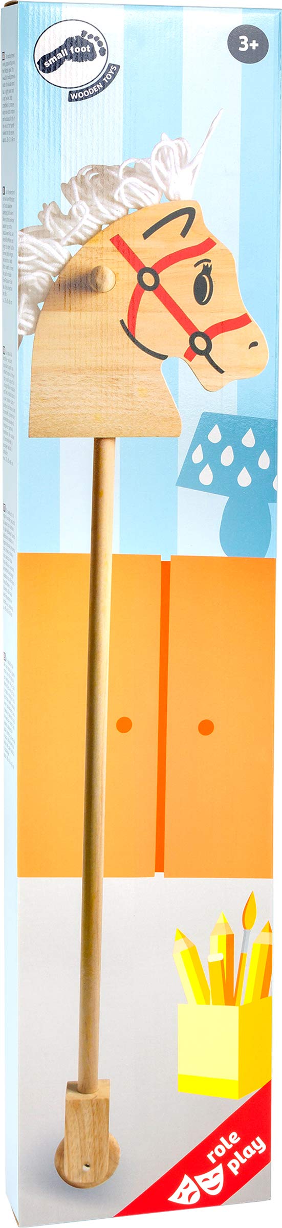 smallfoot Cavallo su Bastone gioco in legno 86 cm