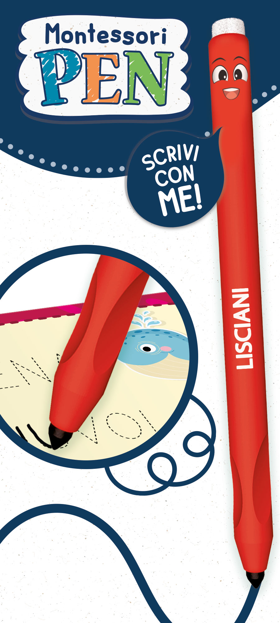 Lisciani Montessori Pen Scuola di Scrittura kit
