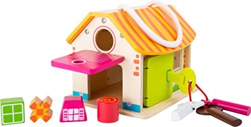 smallfoot 10315 gioco motricità stalla in legno