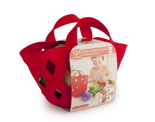 Hape E3167 cesto verdure gioco cucina feltro
