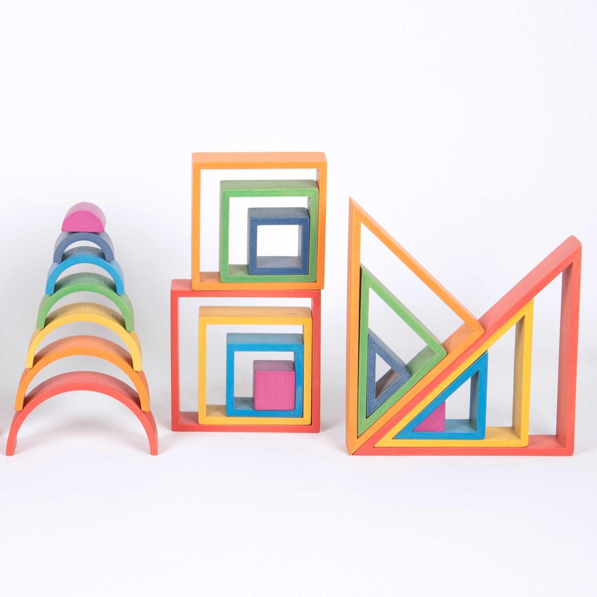Tickit Rainbow Architect Set costruzioni 7 colori