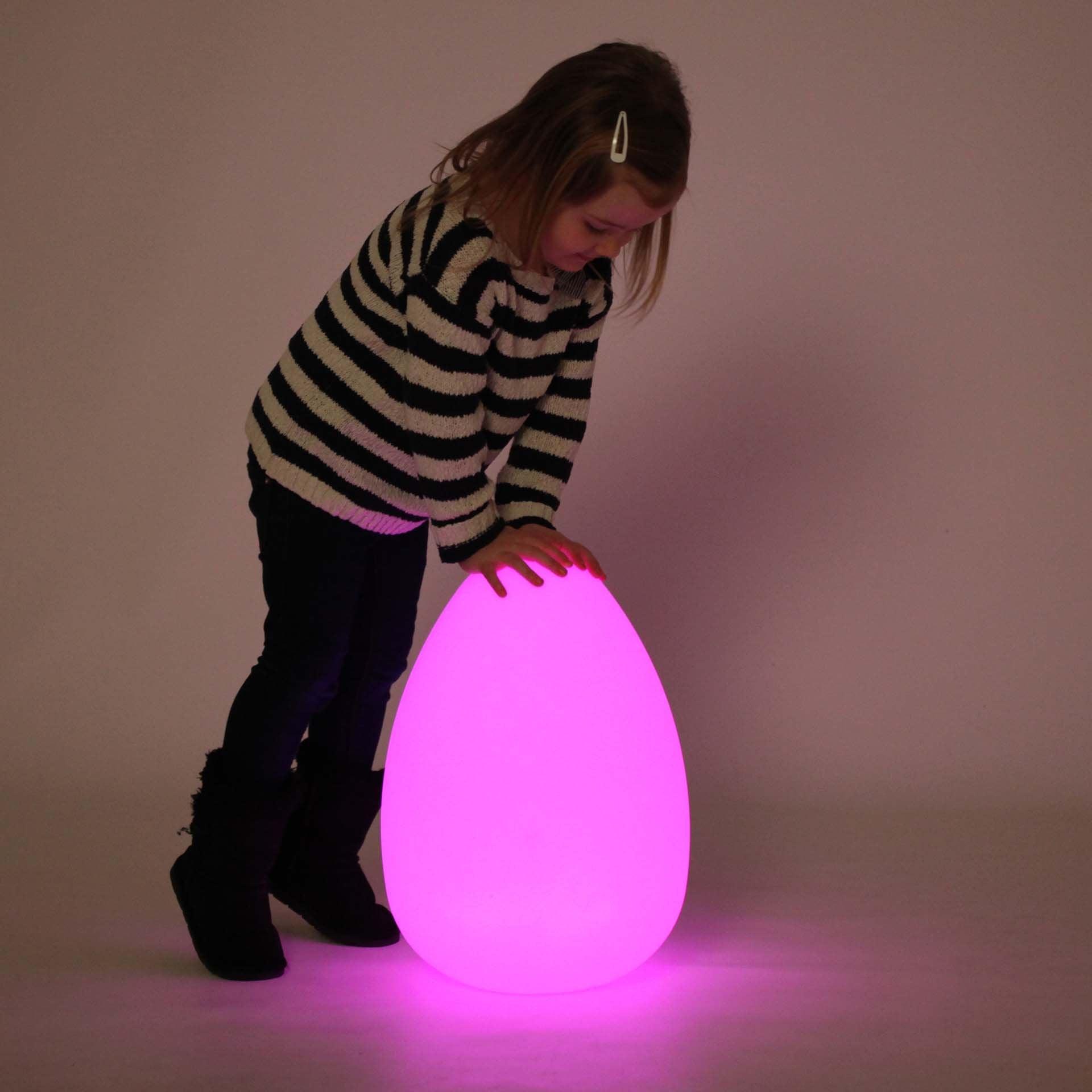 Tickit Sensory Glow Egg lampada uovo 16 colori ricaricabile