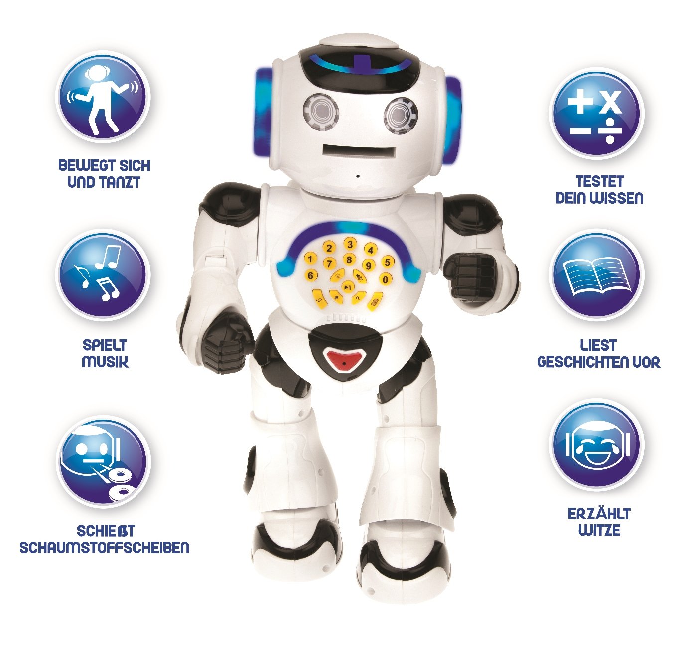 Lexibook Power Powerman robot giocattolo tedesco