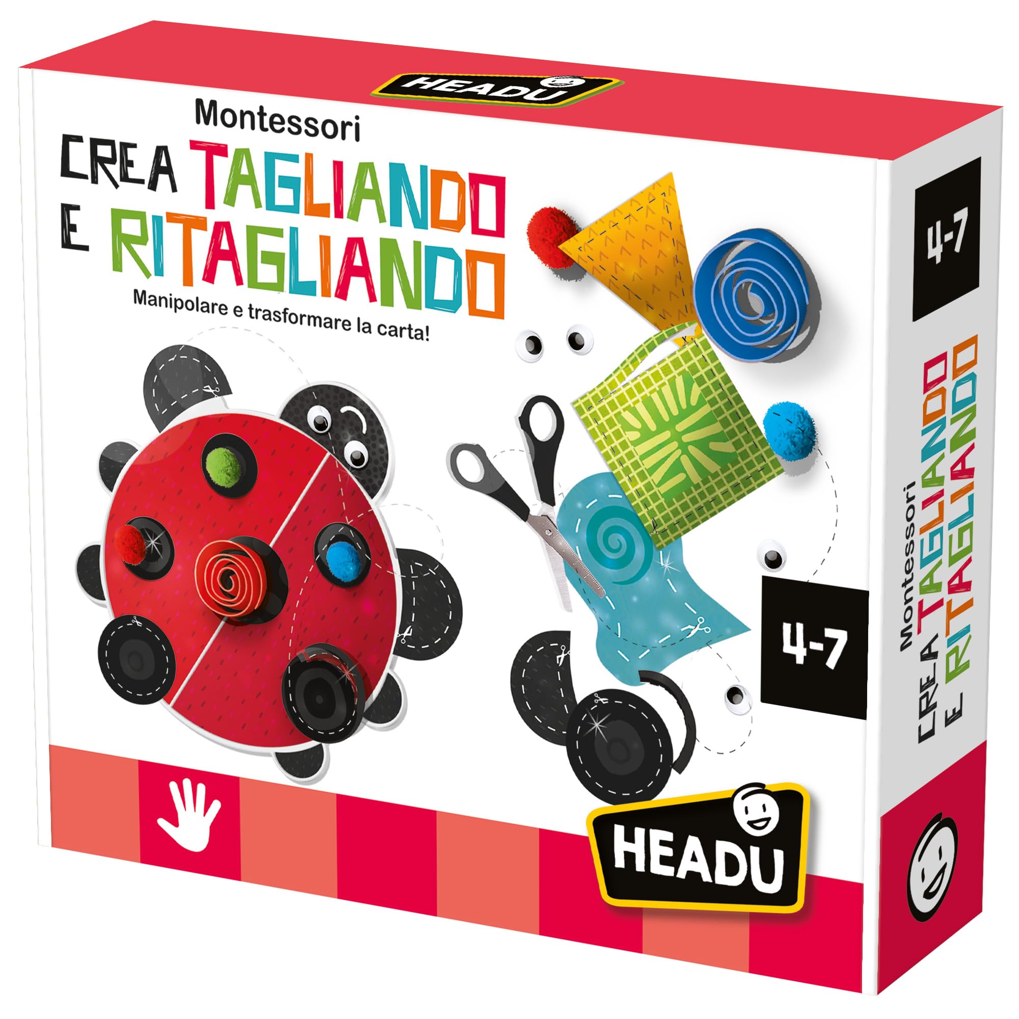 Headu Collage Creations kit collage creativo 5-8 anni