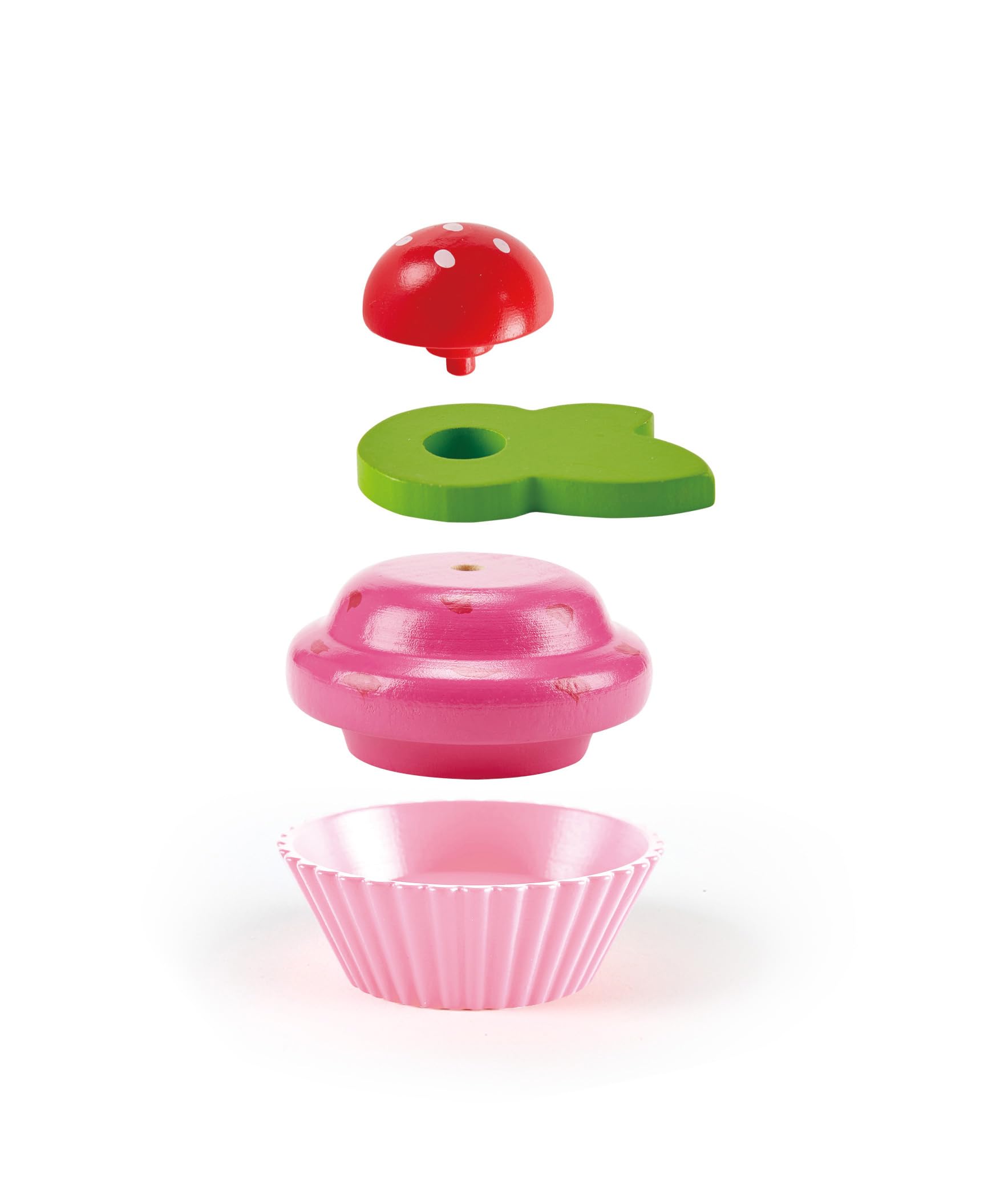 Hape Cupcake set 4 dolcetti giocattolo con topper