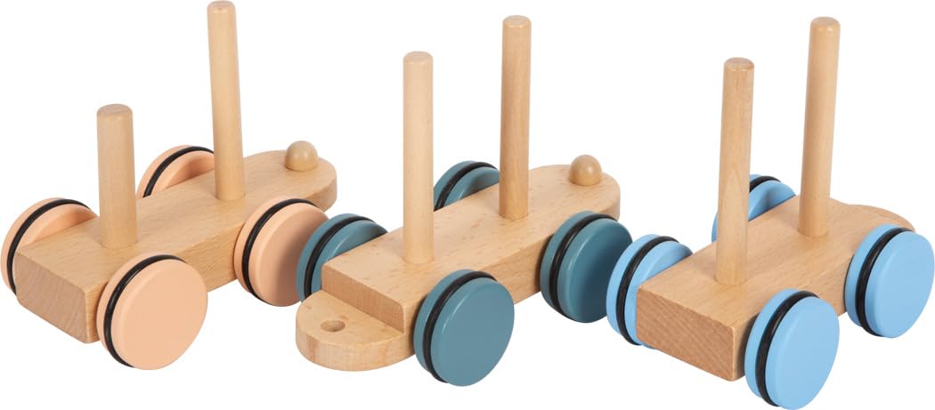 smallfoot Arctic 12449 trenino in legno a incastro
