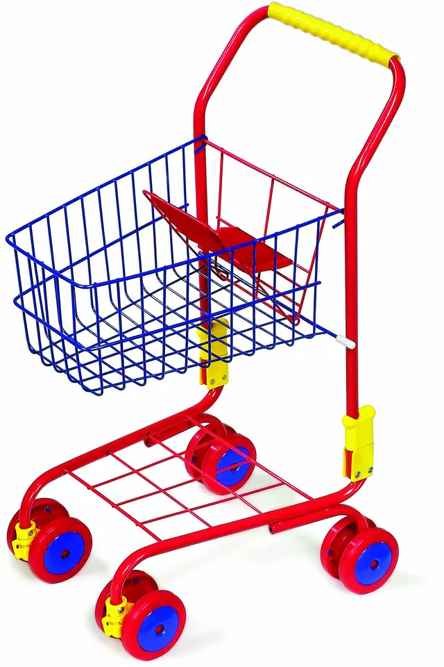 smallfoot 4035 Carrello Spesa giocattolo metallo con seggiolino