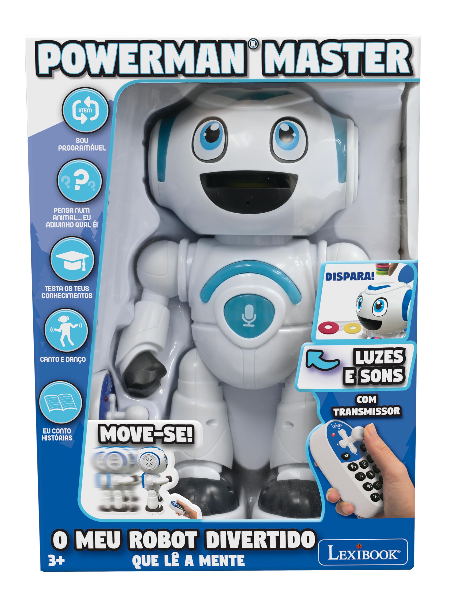 Lexibook Powerman Master ROB25ES robot interattivo programmabile