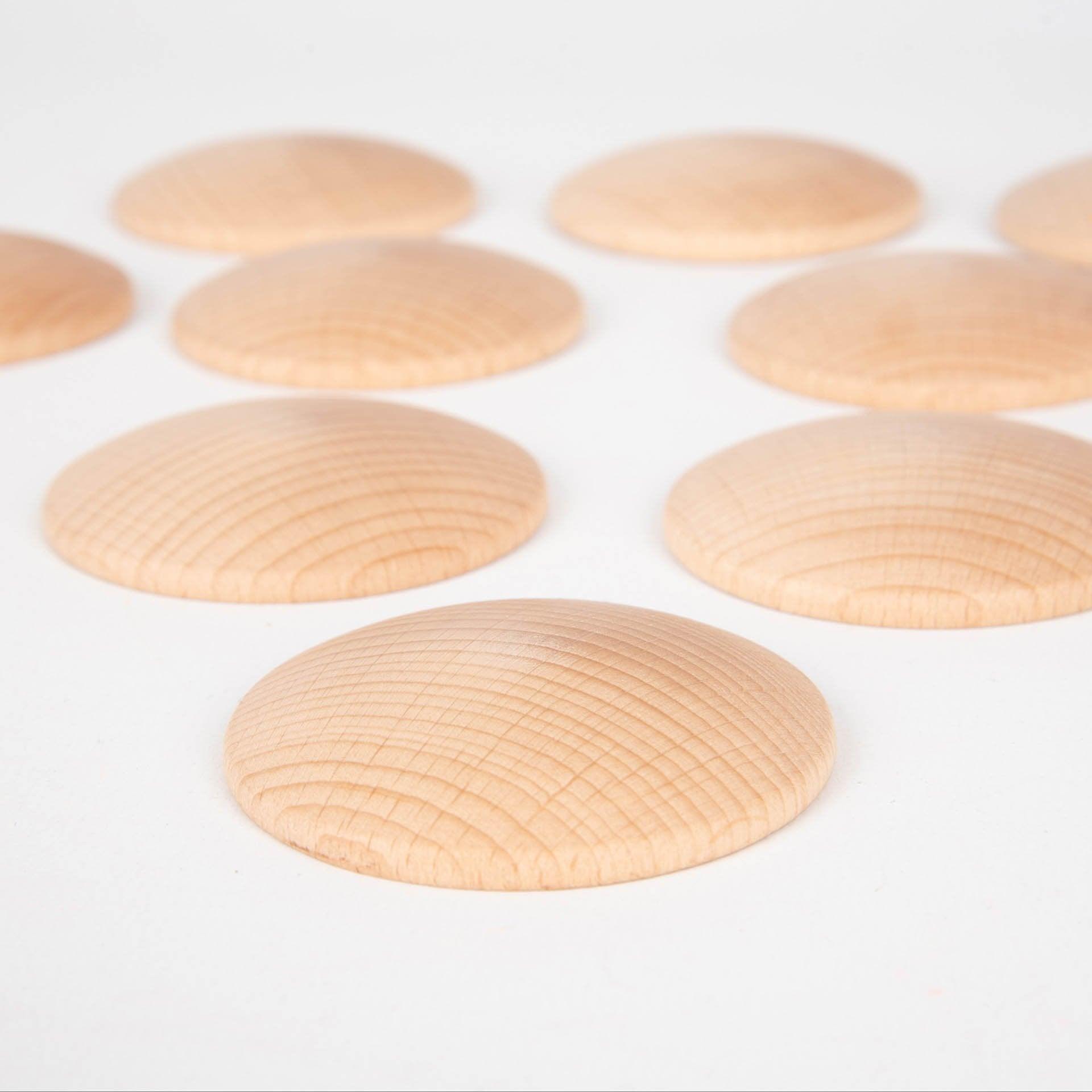 Tickit Discs dischi in legno 10 pz 6 cm