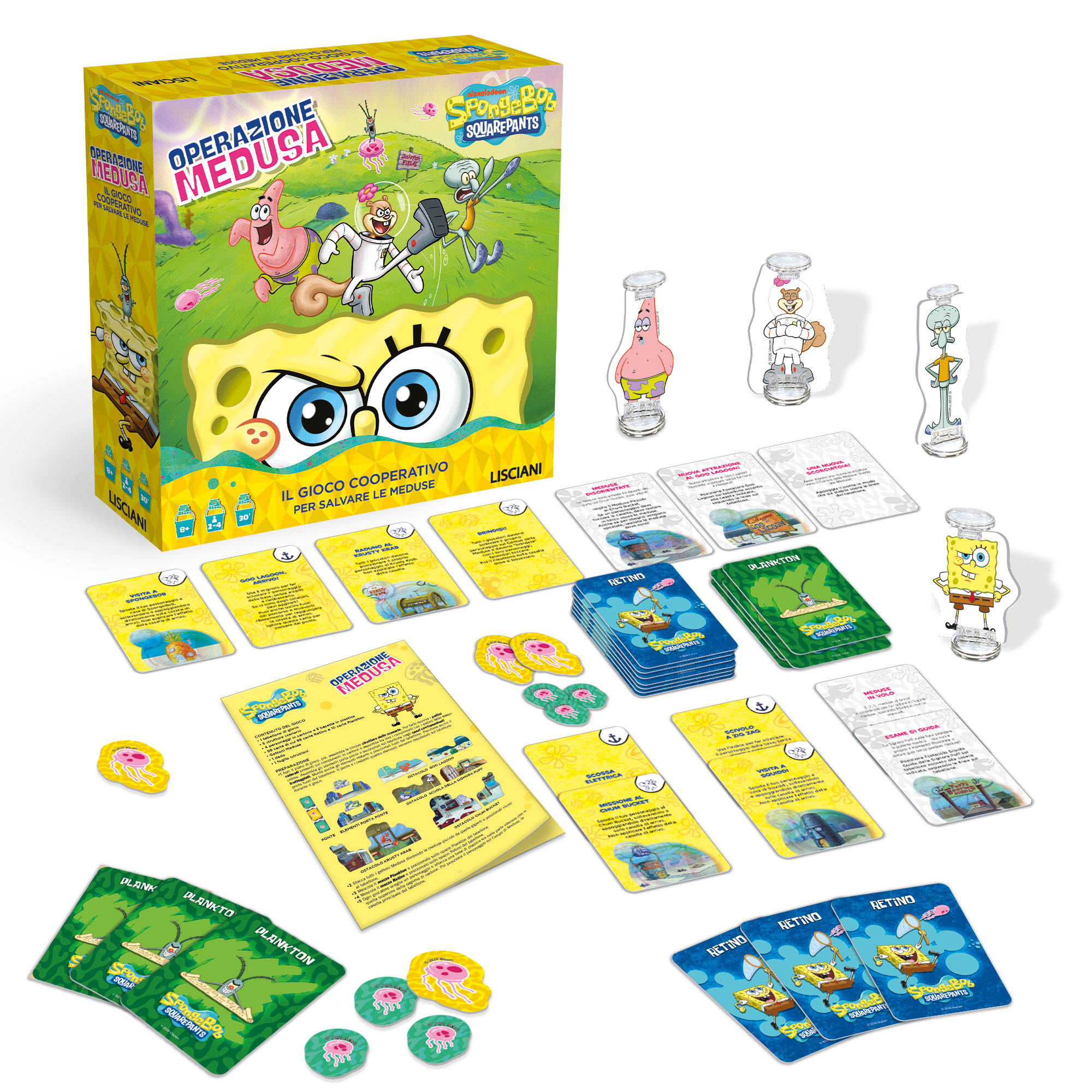 Lisciani SpongeBob Operazione Medusa gioco società cooperativo